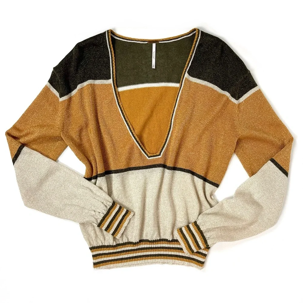 Free People | Gold Dust Pullover